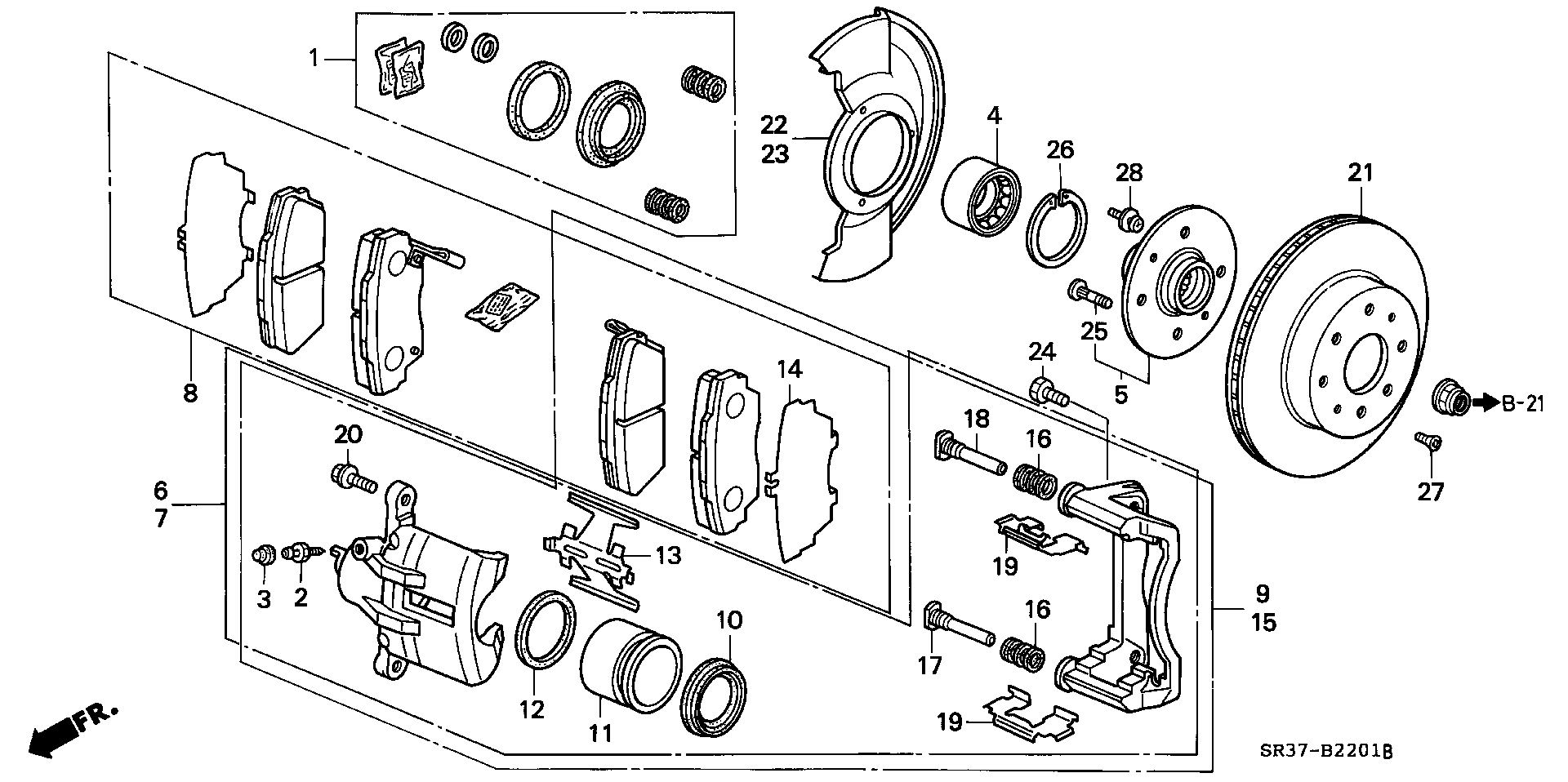 Honda 45022-SR3-910 - Jarrupala, levyjarru inparts.fi