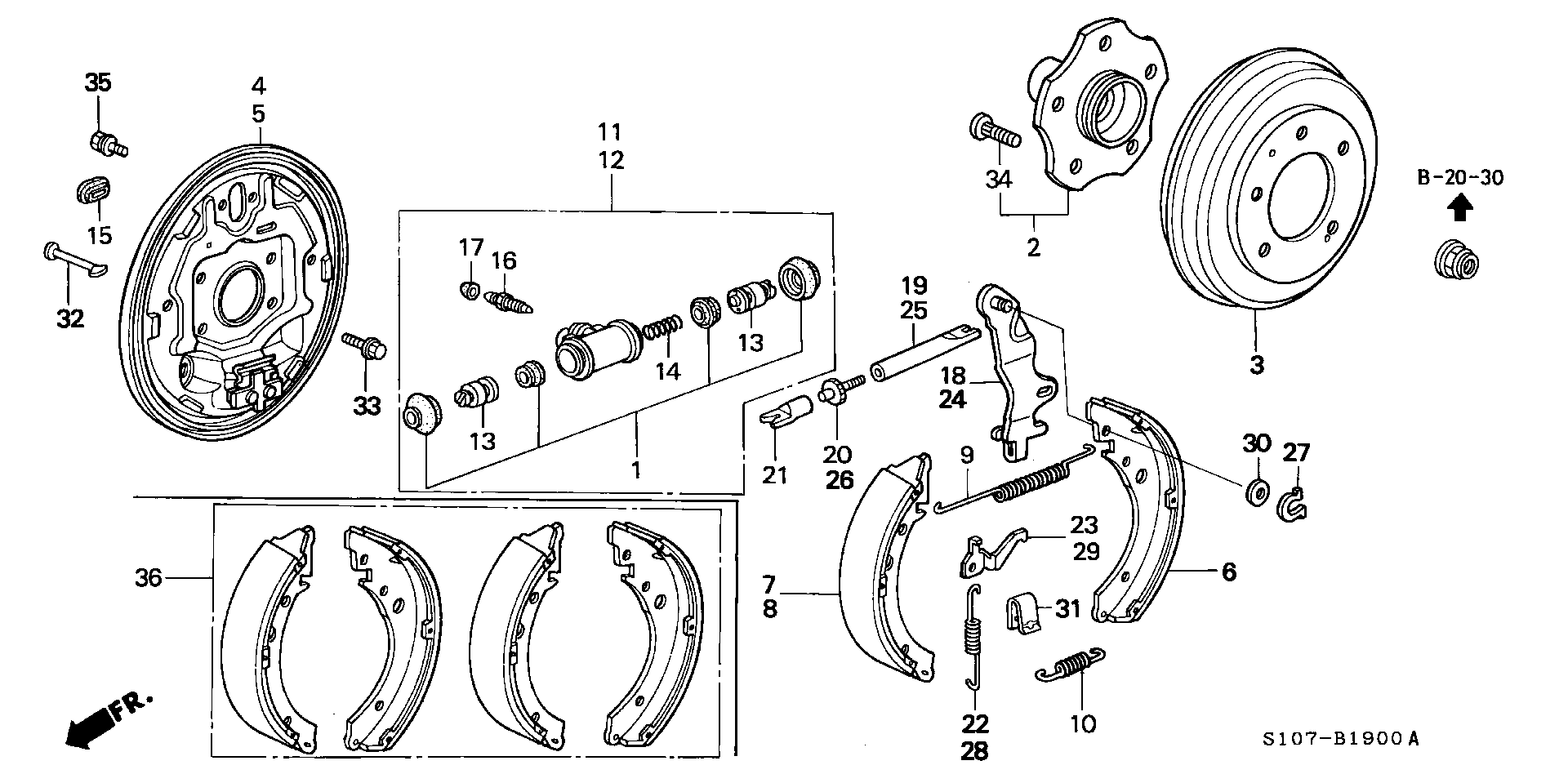 Honda 43053-S10-E50 - Jarrukenkäsarja inparts.fi