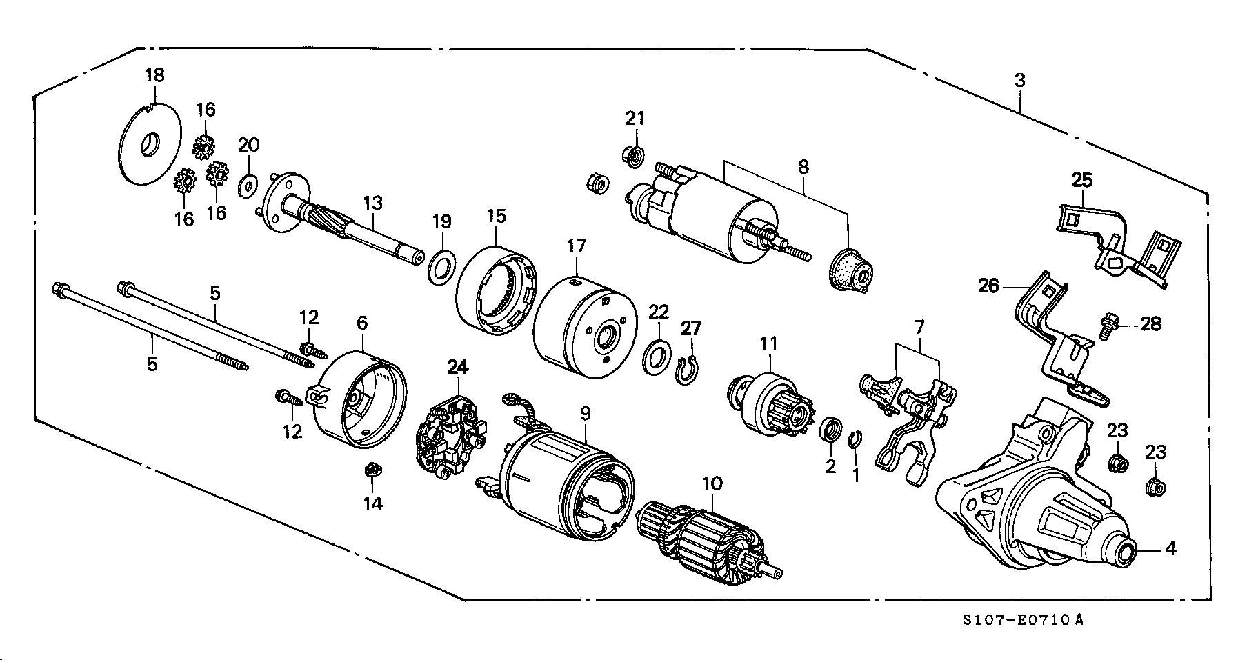 Honda 31200-P3F-003 - Käynnistinmoottori inparts.fi