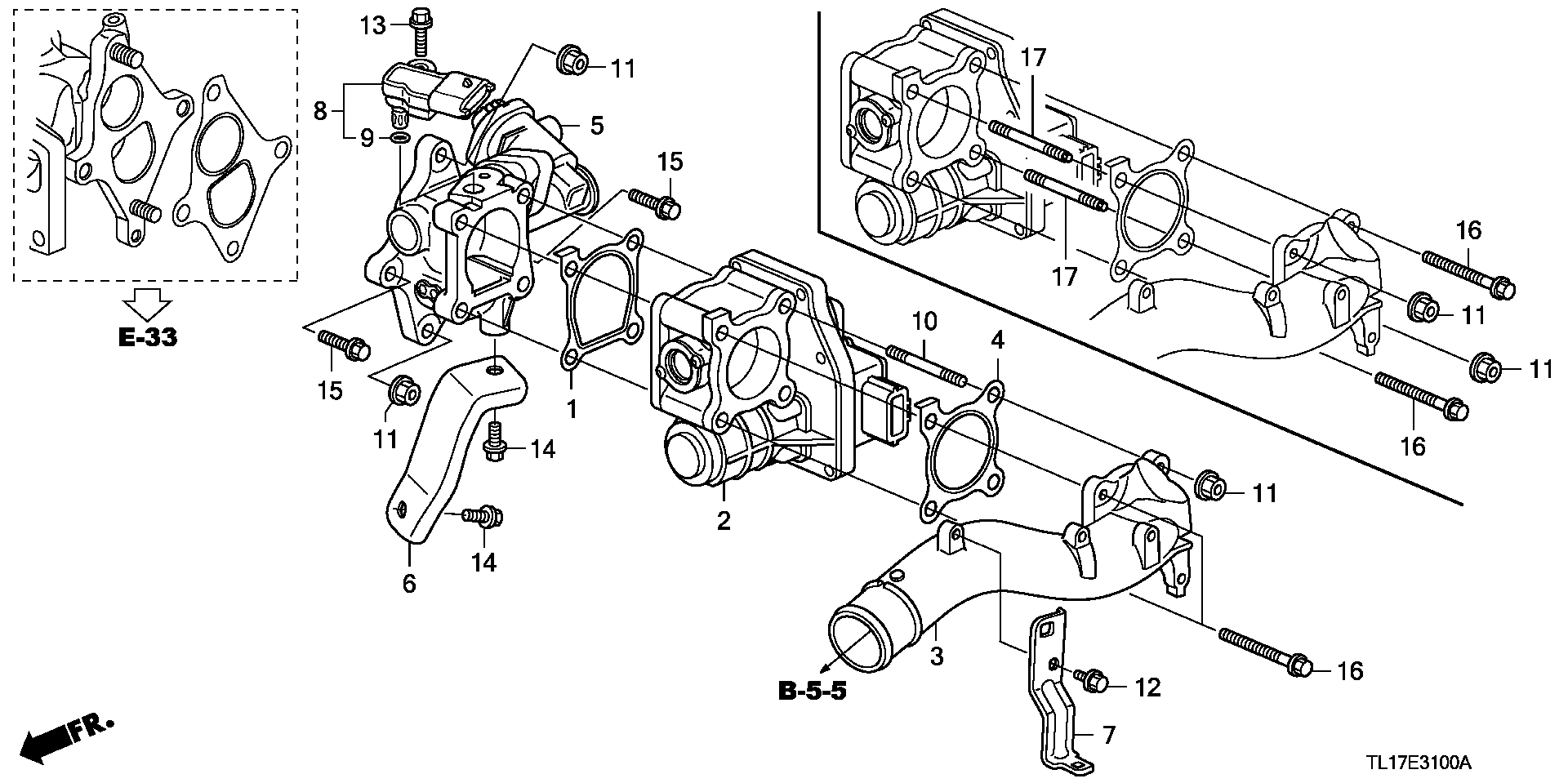 Honda 37830-RBD-E01 - Tunnistin, ahtopaine inparts.fi