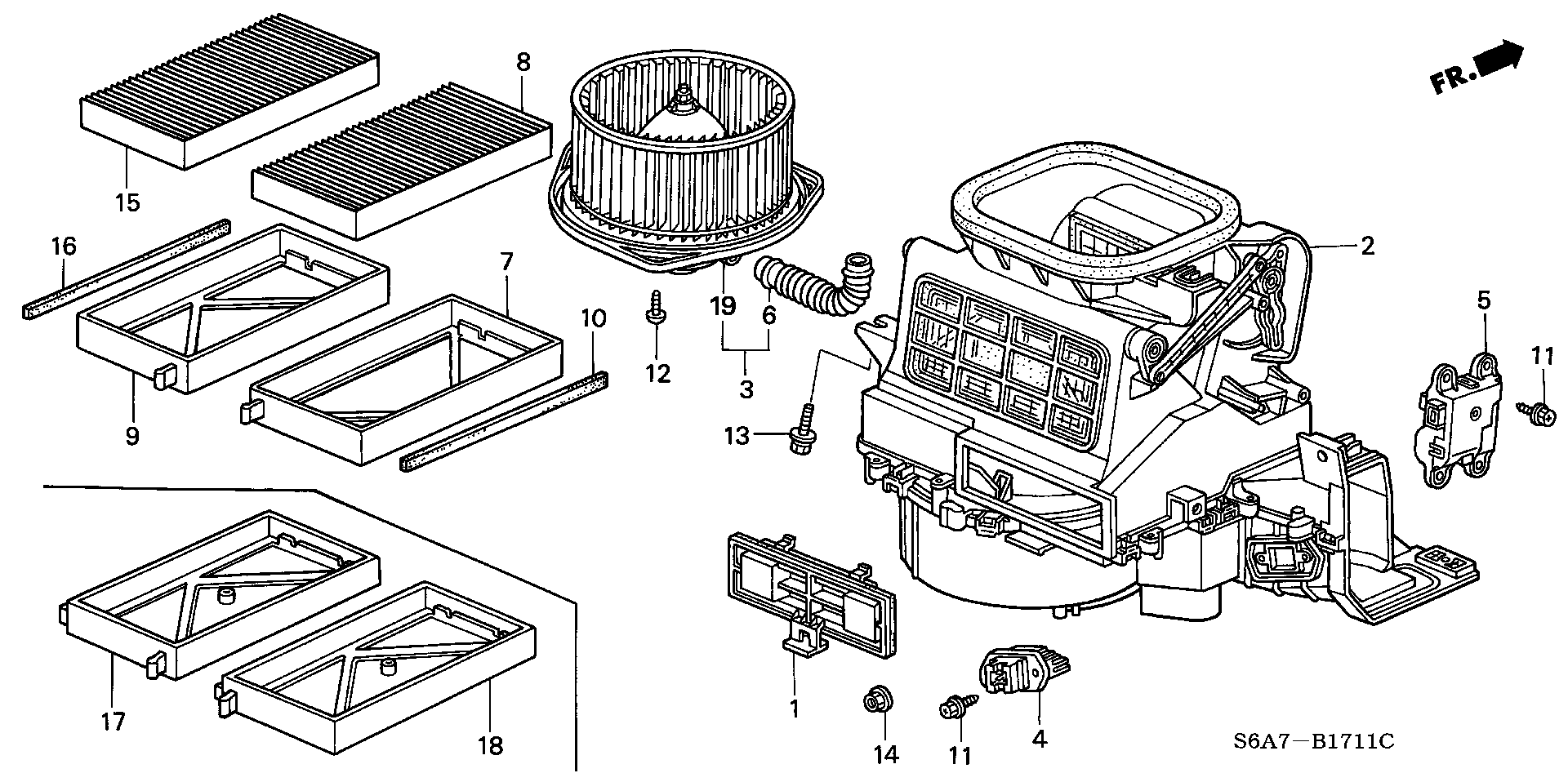 Honda 80292-SCA-G01 - Suodatin, sisäilma inparts.fi