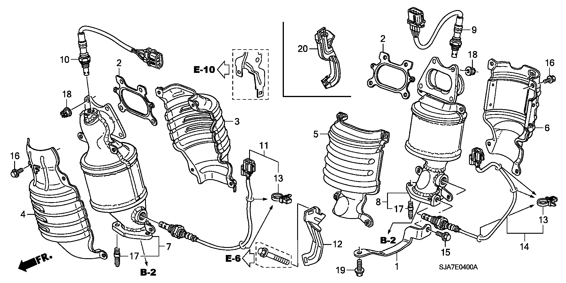 Honda 36531-RCA-A02 - Lambdatunnistin inparts.fi