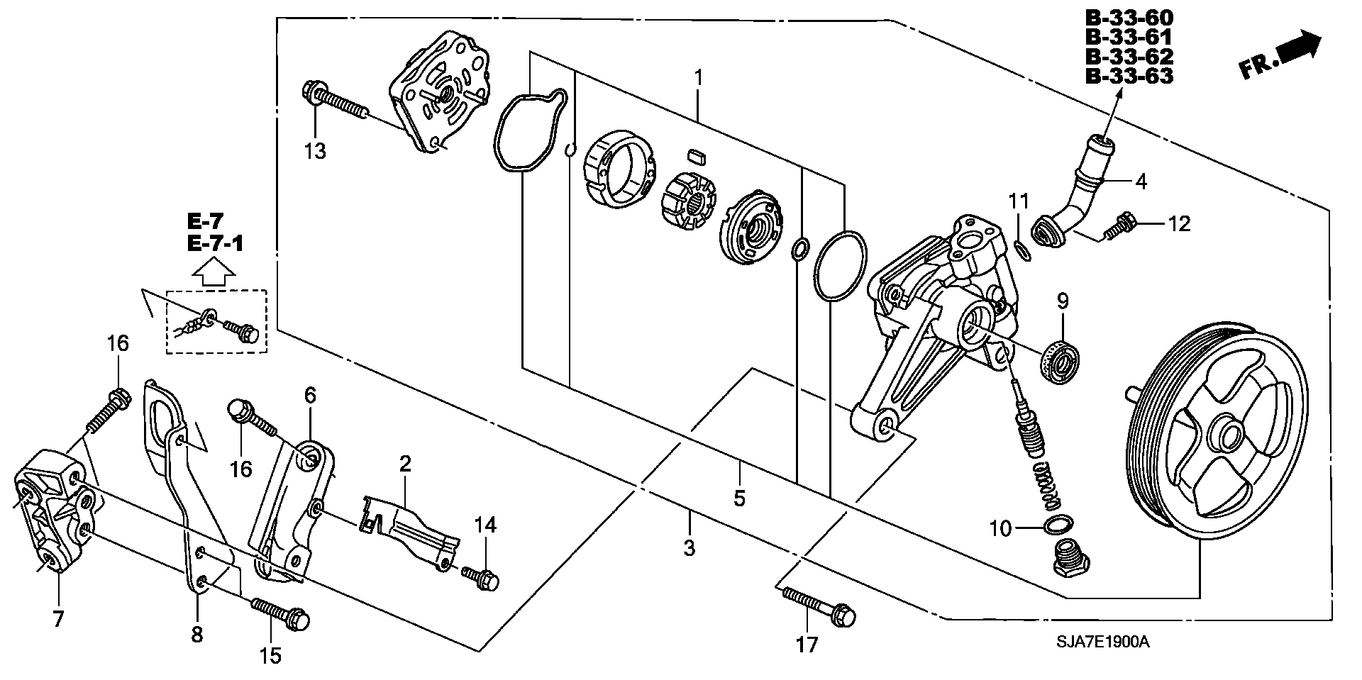 Honda 91343RJA005 - Tiiviste, imusarja inparts.fi