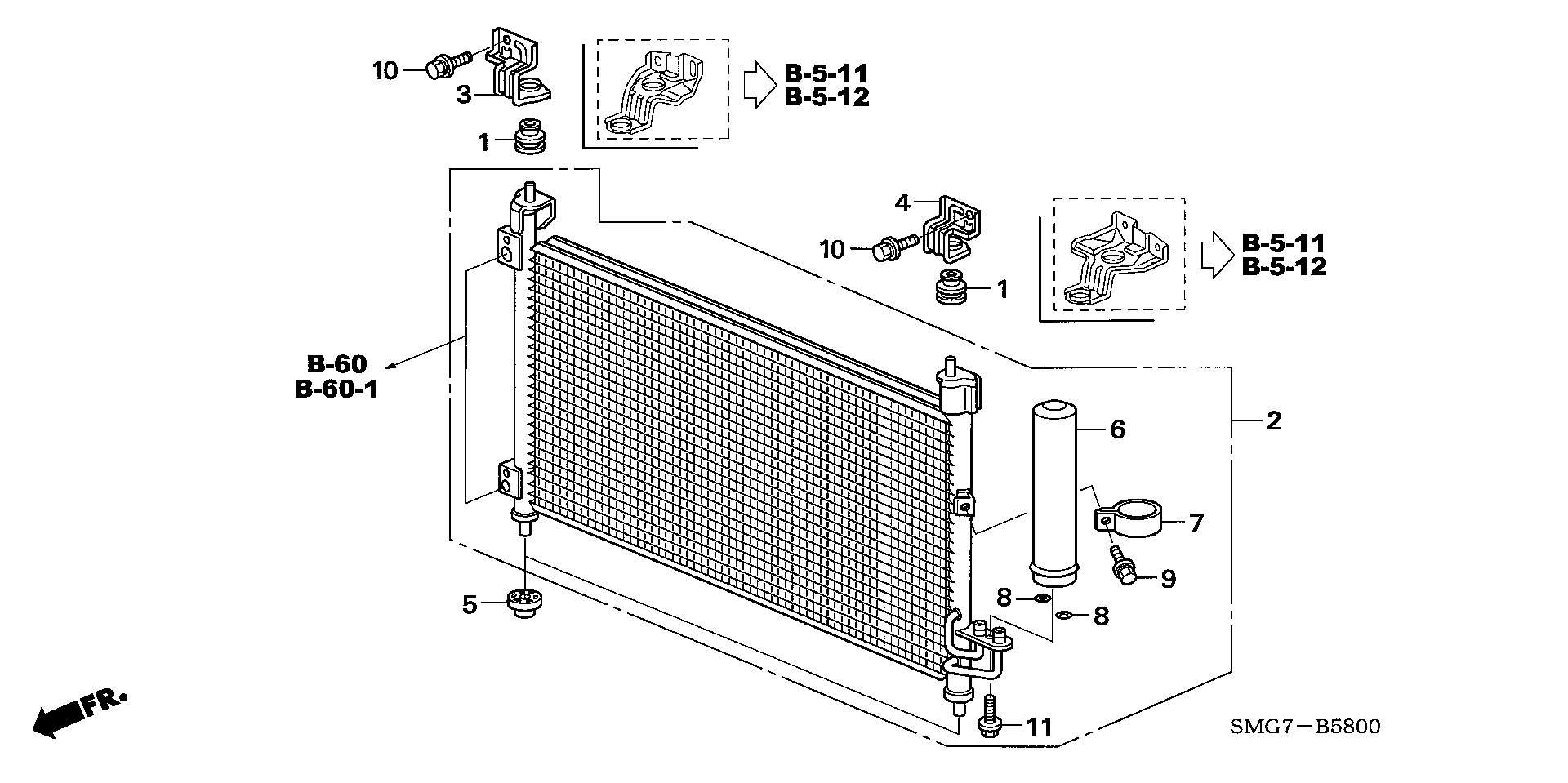 TOYOTA 80351SMGE01 - Kuivain, ilmastointilaite inparts.fi