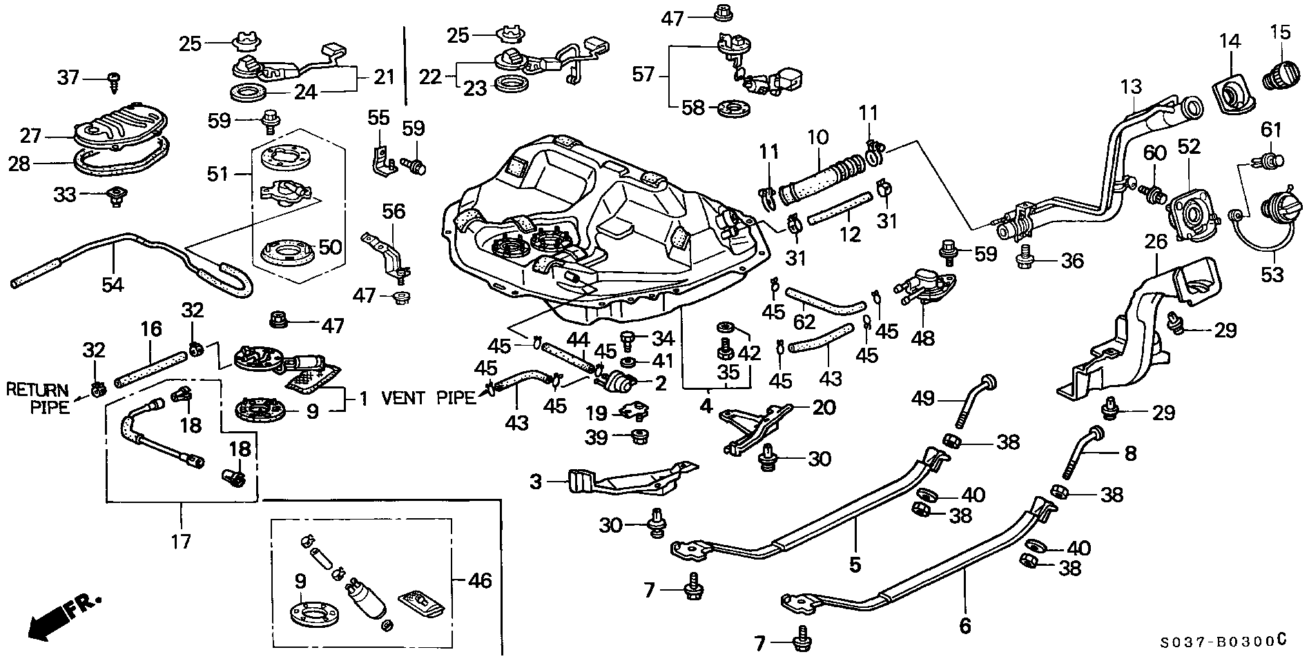 Honda 17040S04G30* - Polttoainepumppu inparts.fi