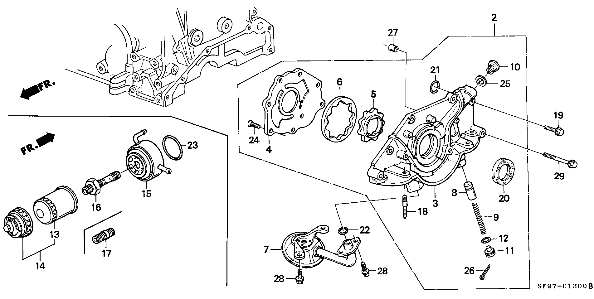 MAZDA 15400PR3305 - Öljynsuodatin inparts.fi