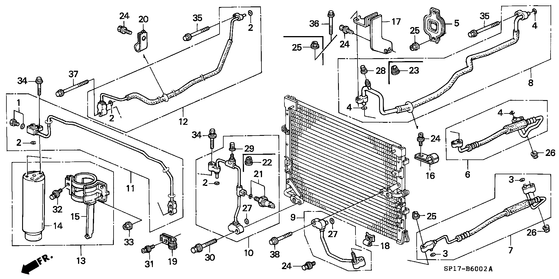 Honda 80350-SP0-003 - Kuivain, ilmastointilaite inparts.fi