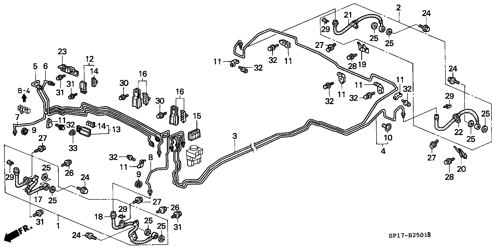 Honda 46430-SP0-023 - Jarruletku inparts.fi