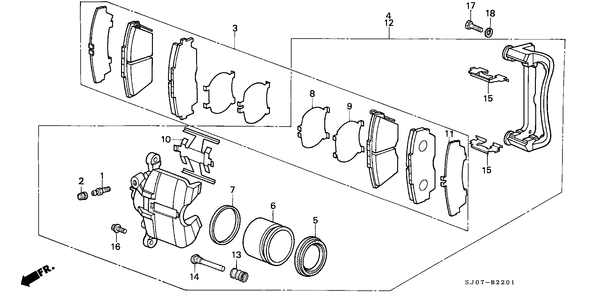 Honda 45210SD4672 - Jarrusatula inparts.fi