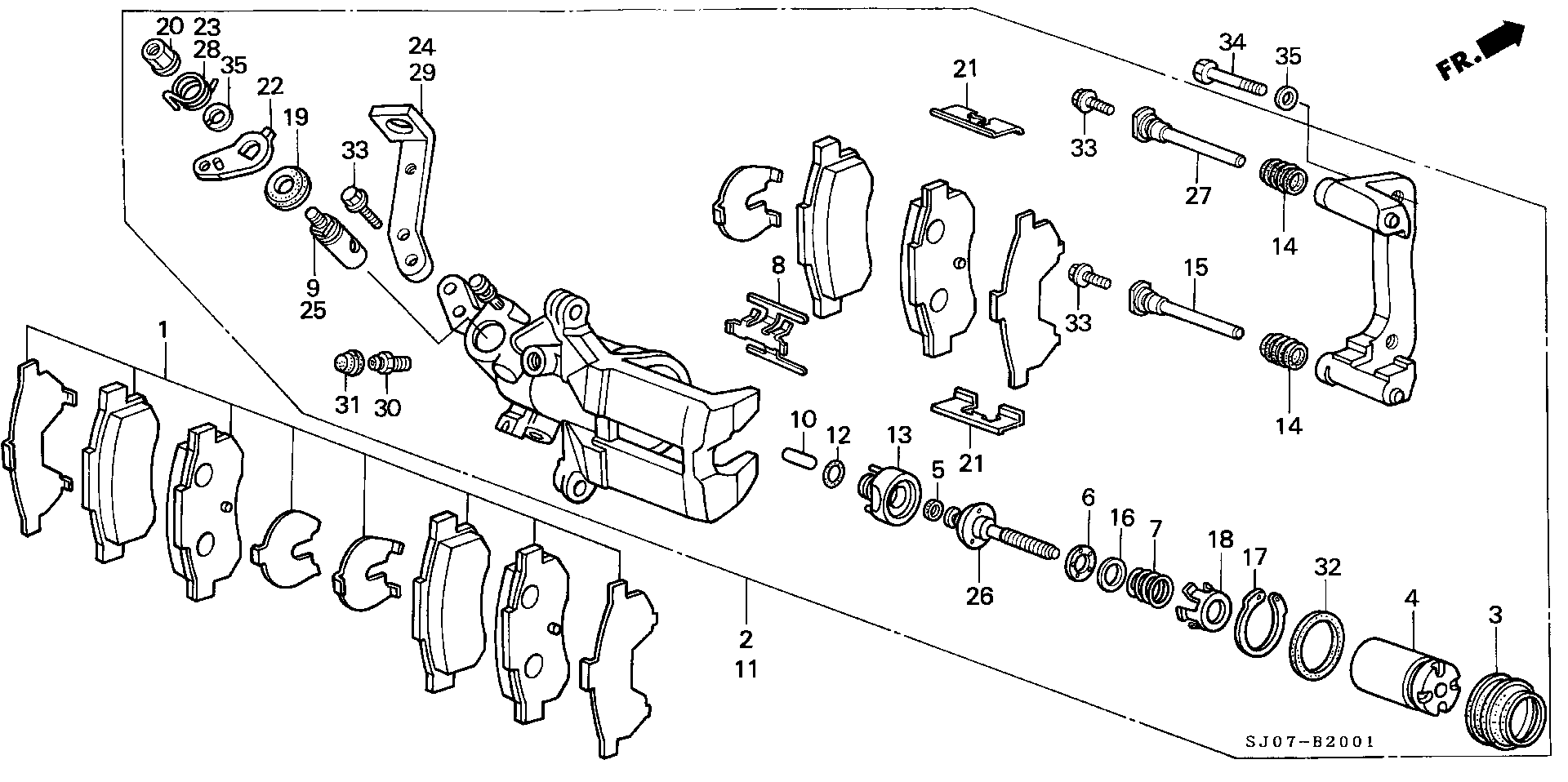 Honda 43022-SE0-S00 - Jarrupala, levyjarru inparts.fi