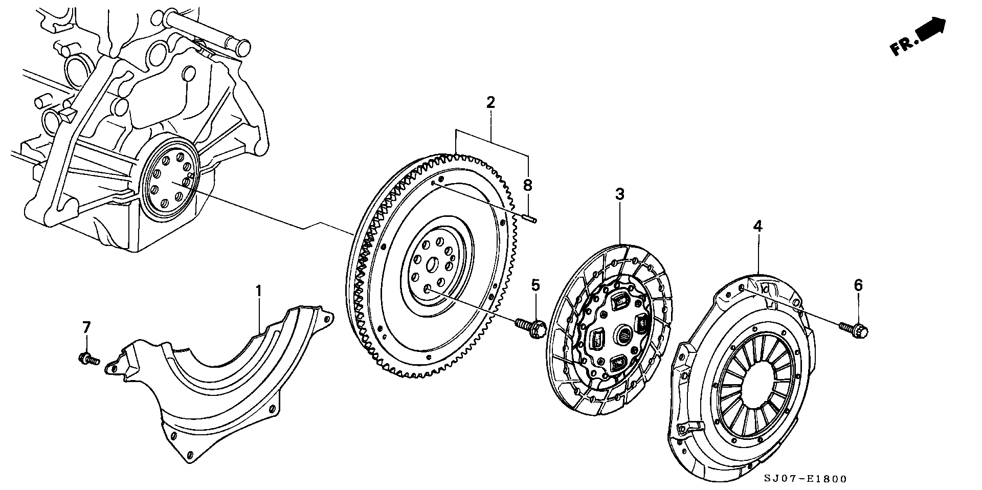 Honda 22300-PH4-C01 - Kytkimen painelevy inparts.fi