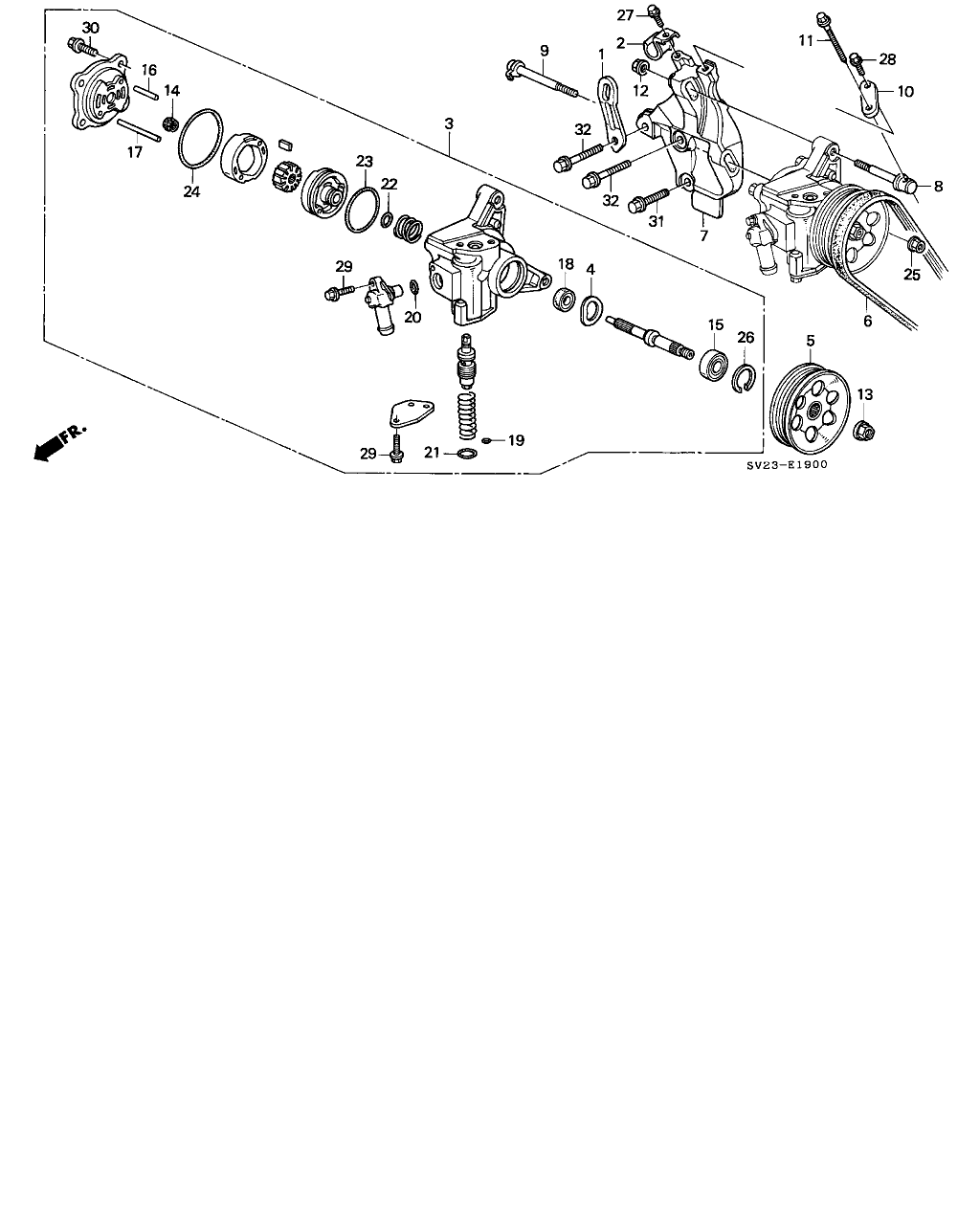 Honda 56992-P0A-J01 - Moniurahihna inparts.fi