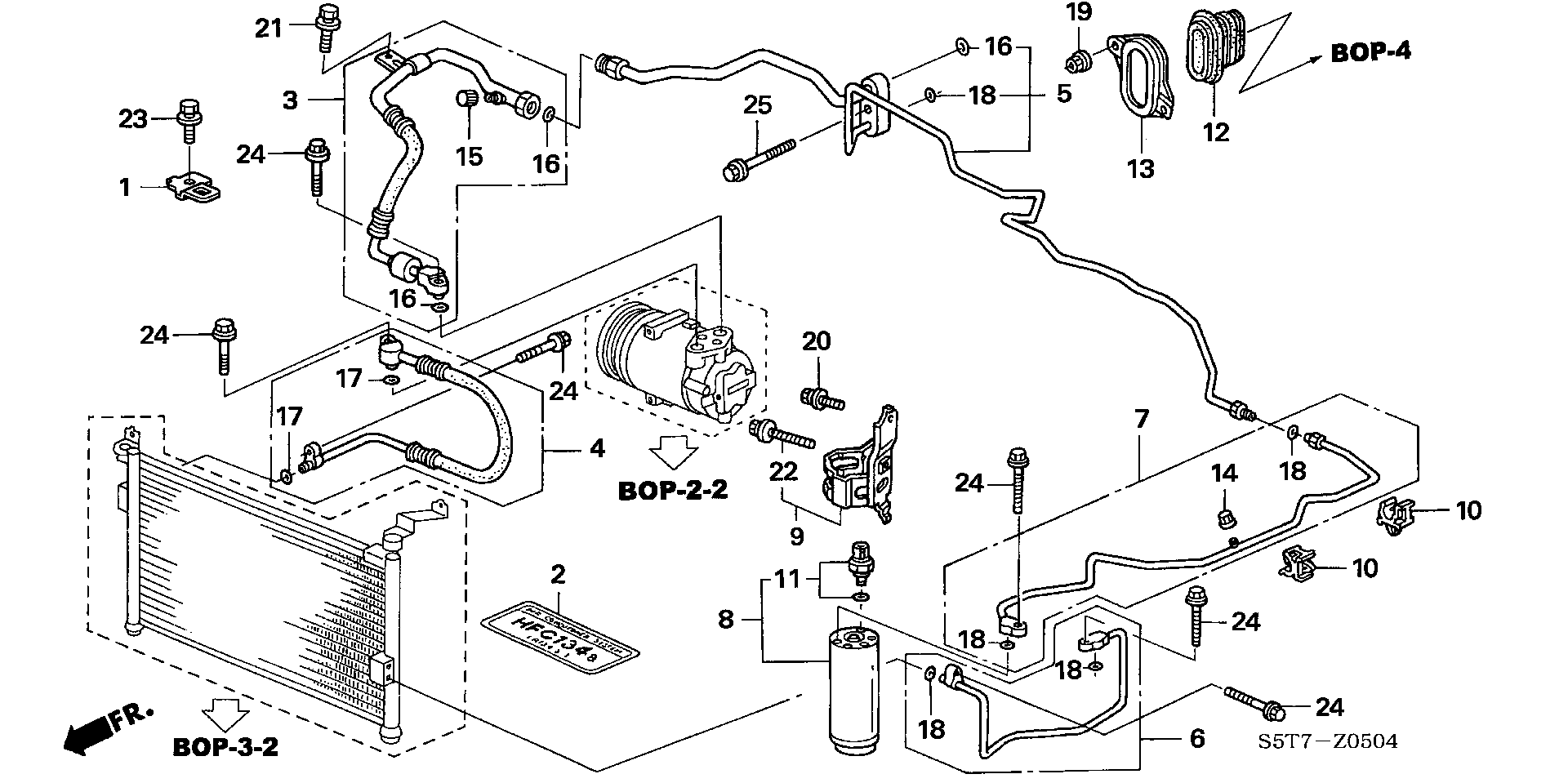 Honda 80351S6FE21 - Kuivain, ilmastointilaite inparts.fi