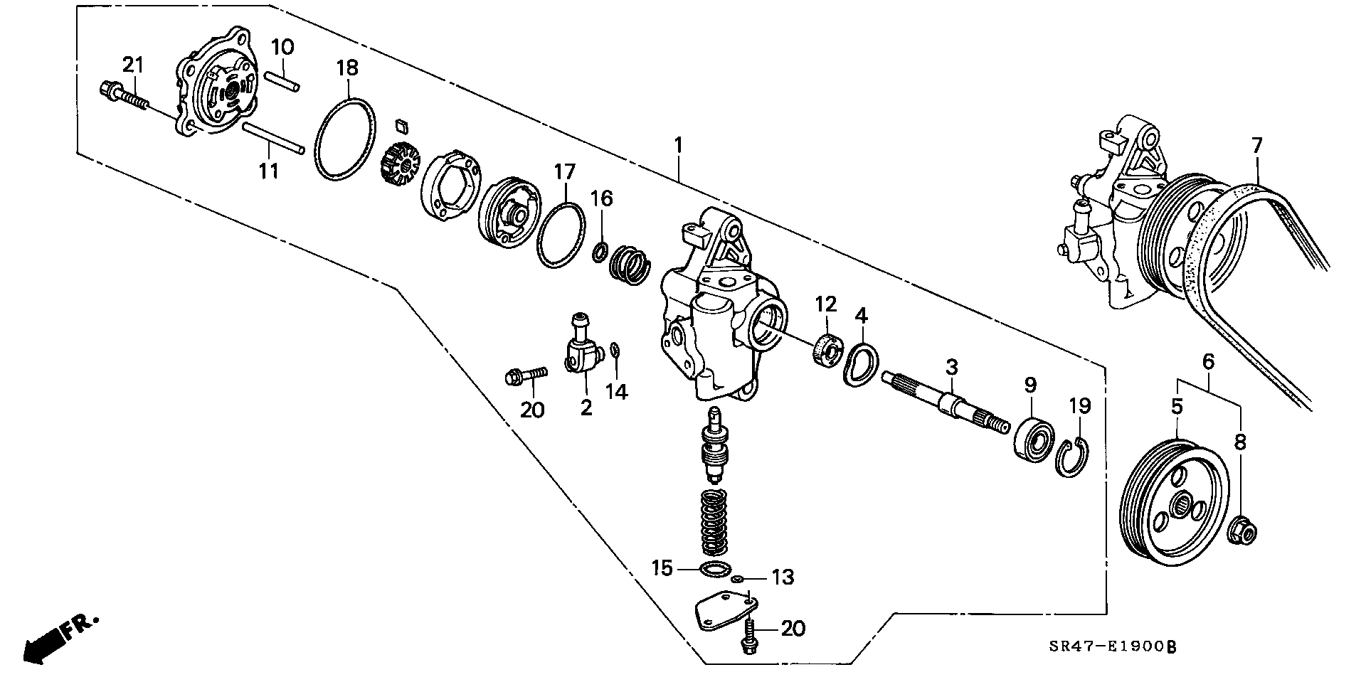 Honda 56992-P02-003 - Moniurahihna inparts.fi