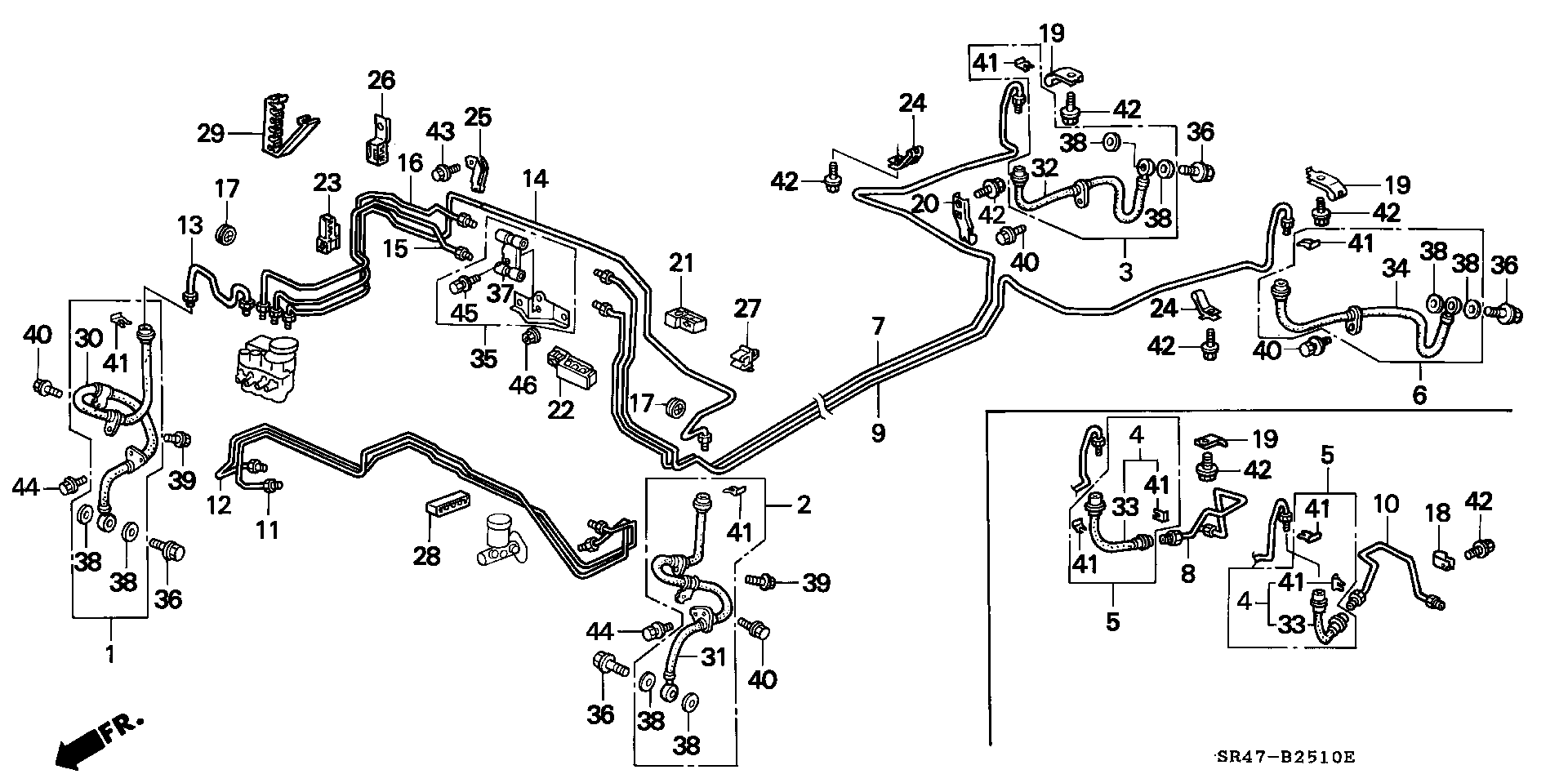 Honda 46430-SR3-941 - Jarruletku inparts.fi