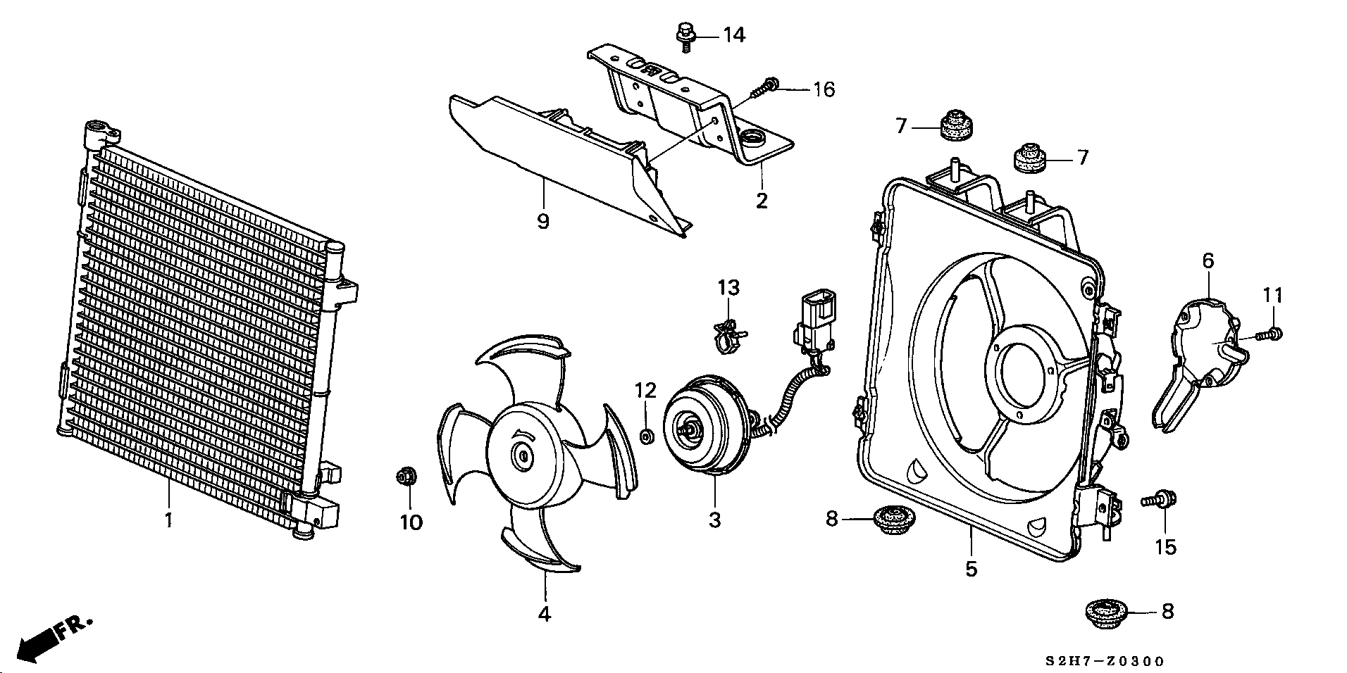 Rover 80110S2H003 - Lauhdutin, ilmastointilaite inparts.fi