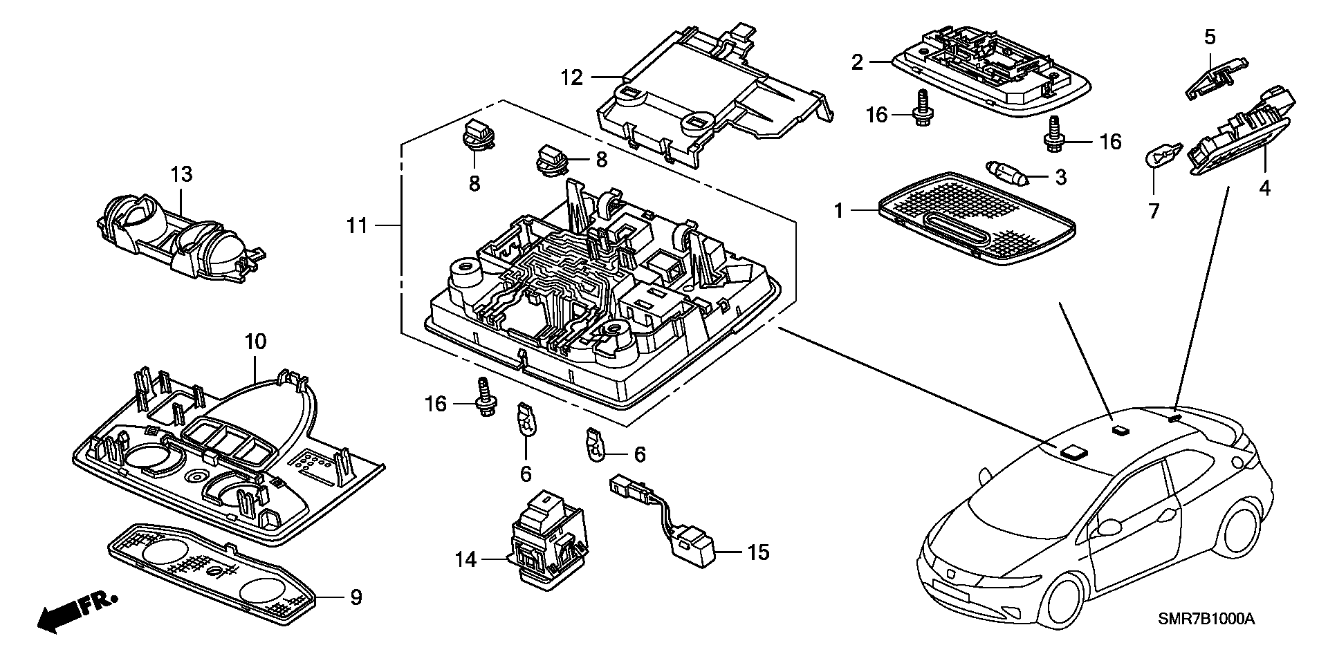 Honda 34295SMGE01 - BULB(12V 5W) inparts.fi