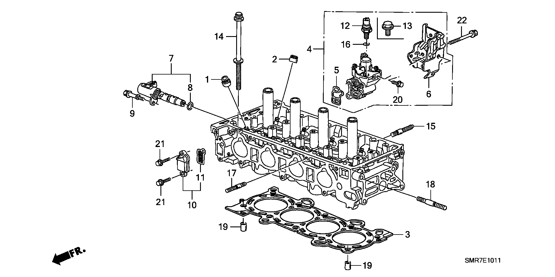 Honda 12251-RBC-004 - Tiiviste, sylinterikansi inparts.fi