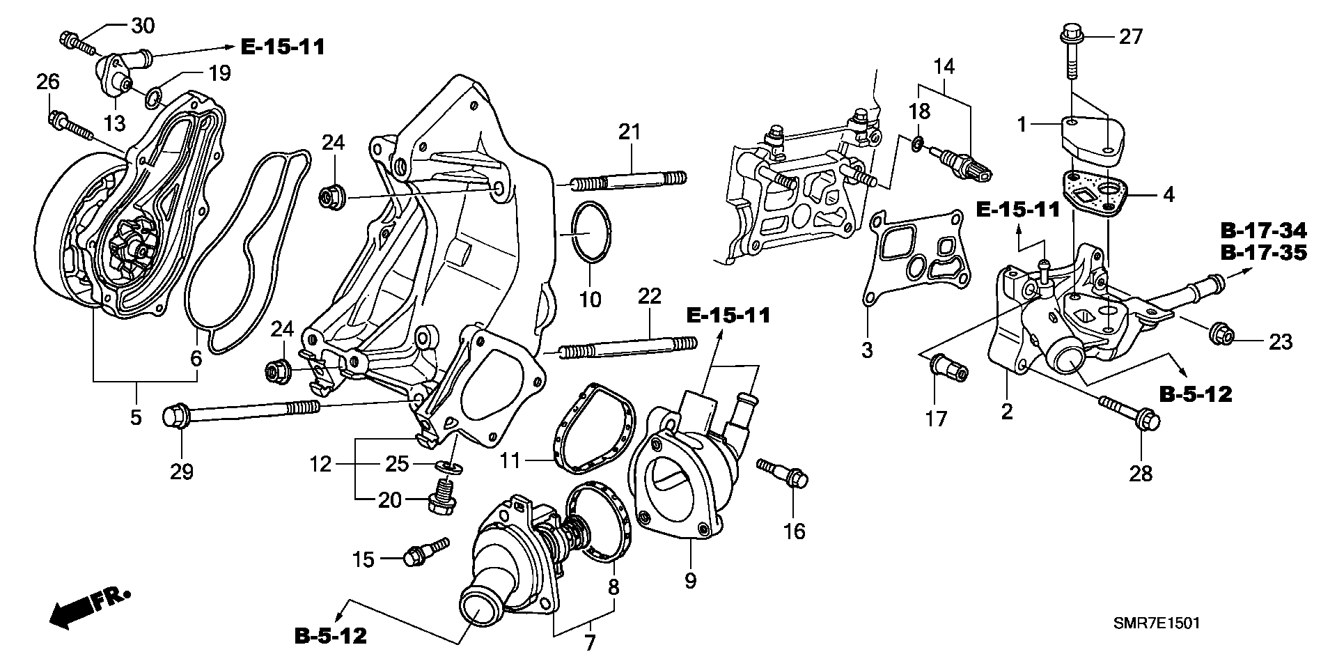 Honda 18714-RAA-A01 - Tiiviste, termostaatti inparts.fi