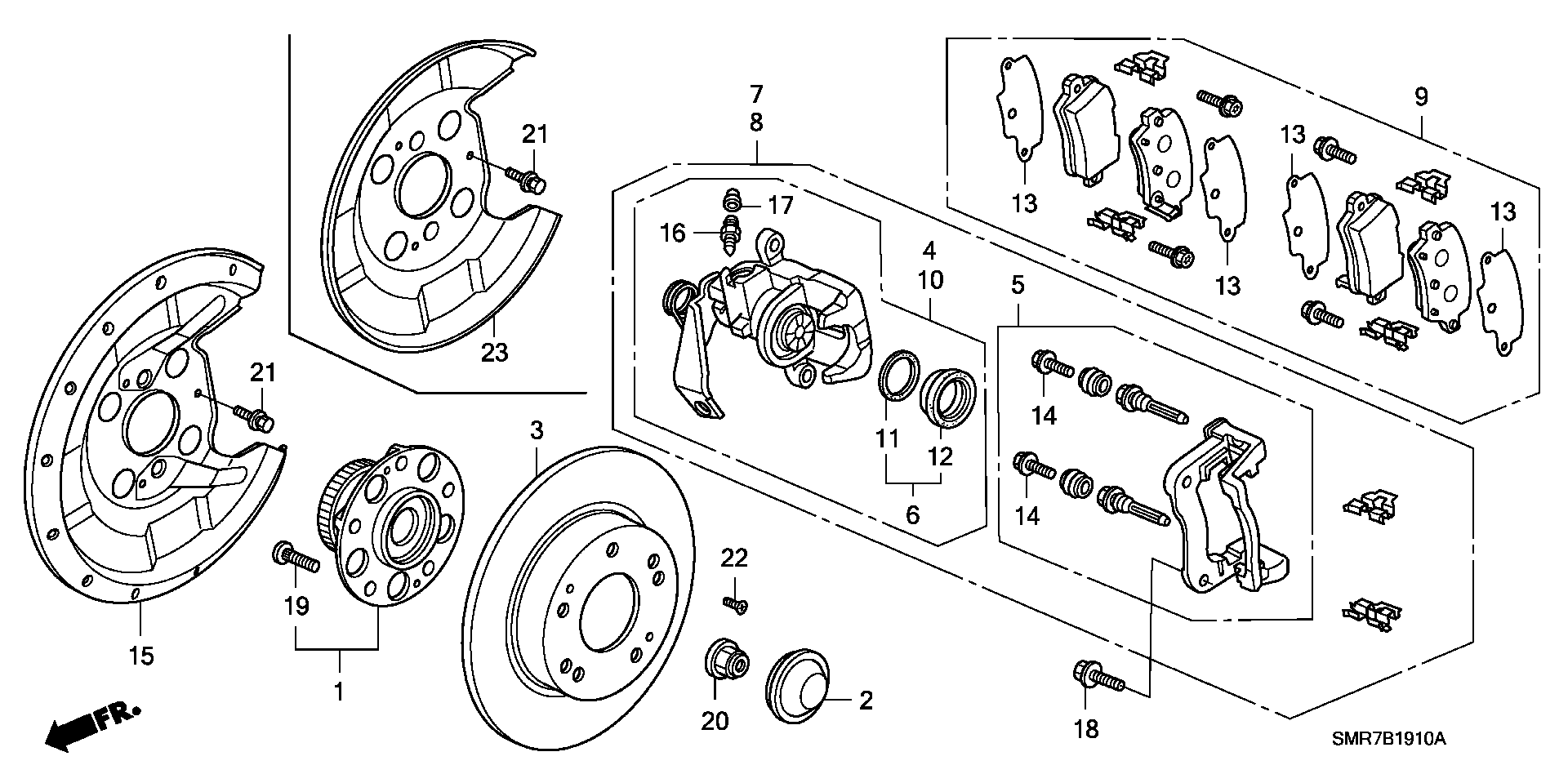 Honda 43022-SMG-E01 - Jarrupala, levyjarru inparts.fi