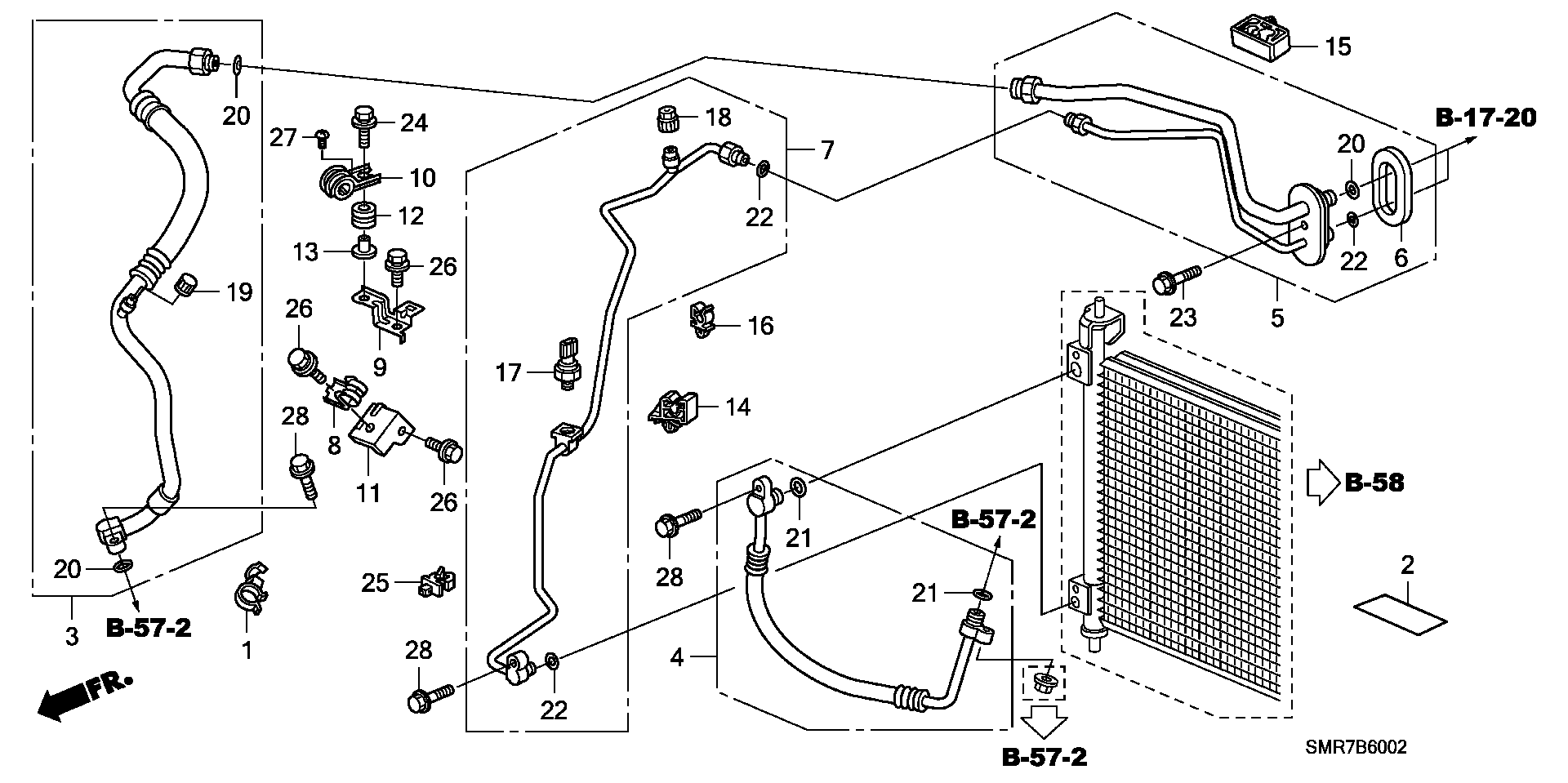 Honda 80 871-ST7-000 - Tiivistysrengassarja inparts.fi