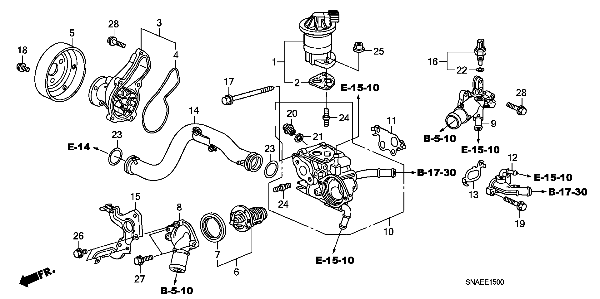 Honda 37870-PLC-004 - Tunnistin, jäähdytysnesteen lämpötila inparts.fi