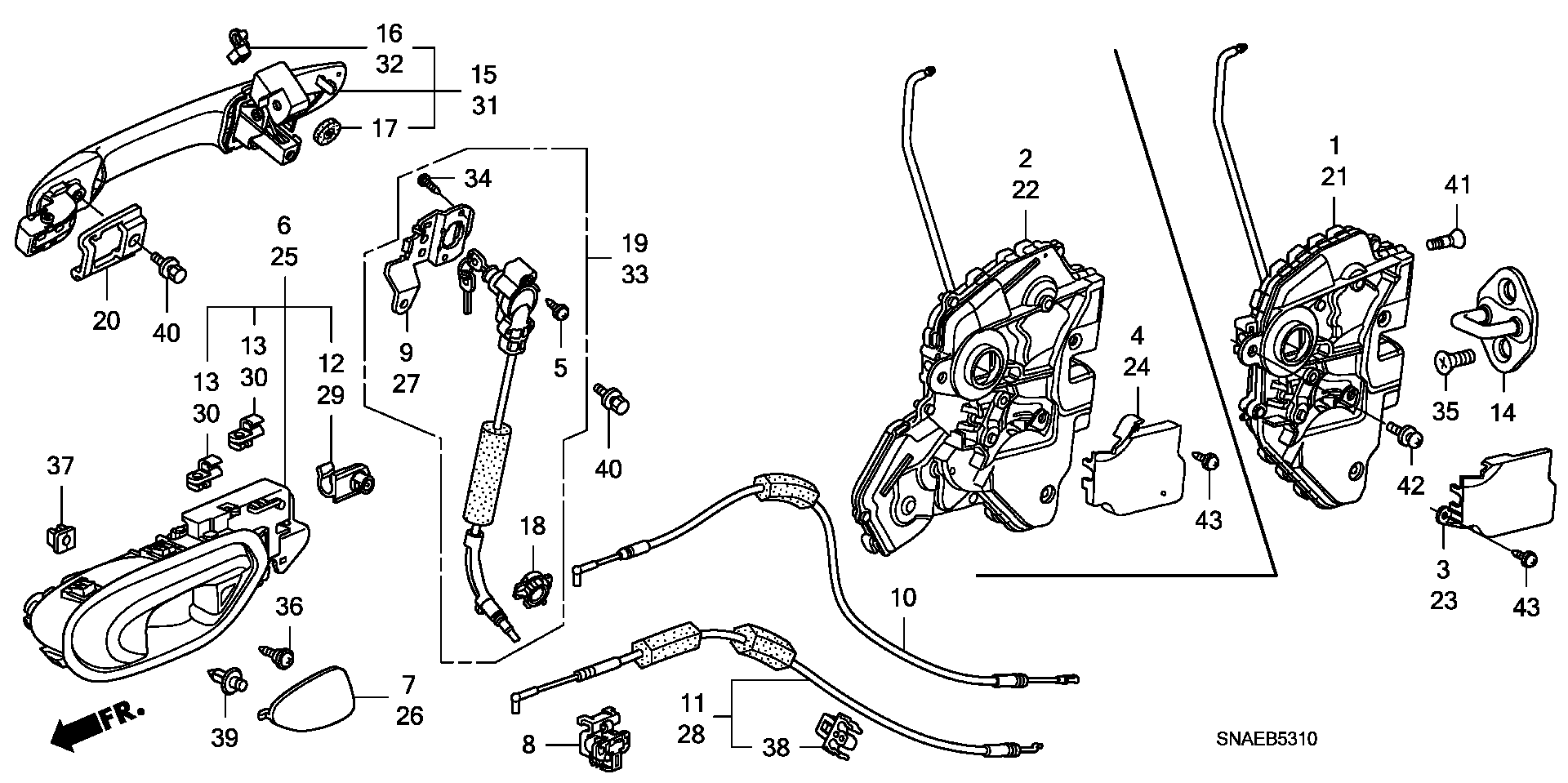 Honda 91505SL0003 - Suoja / koristelista inparts.fi