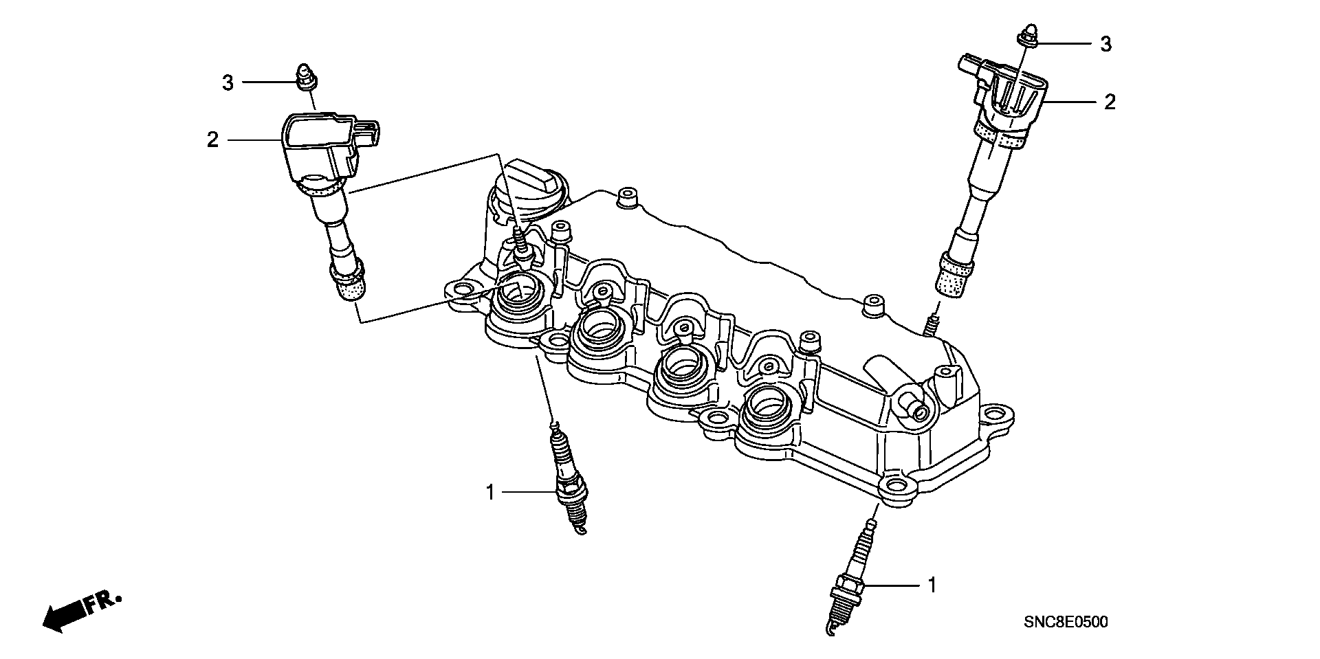 Honda 12290-RMX-003 - Sytytystulppa inparts.fi