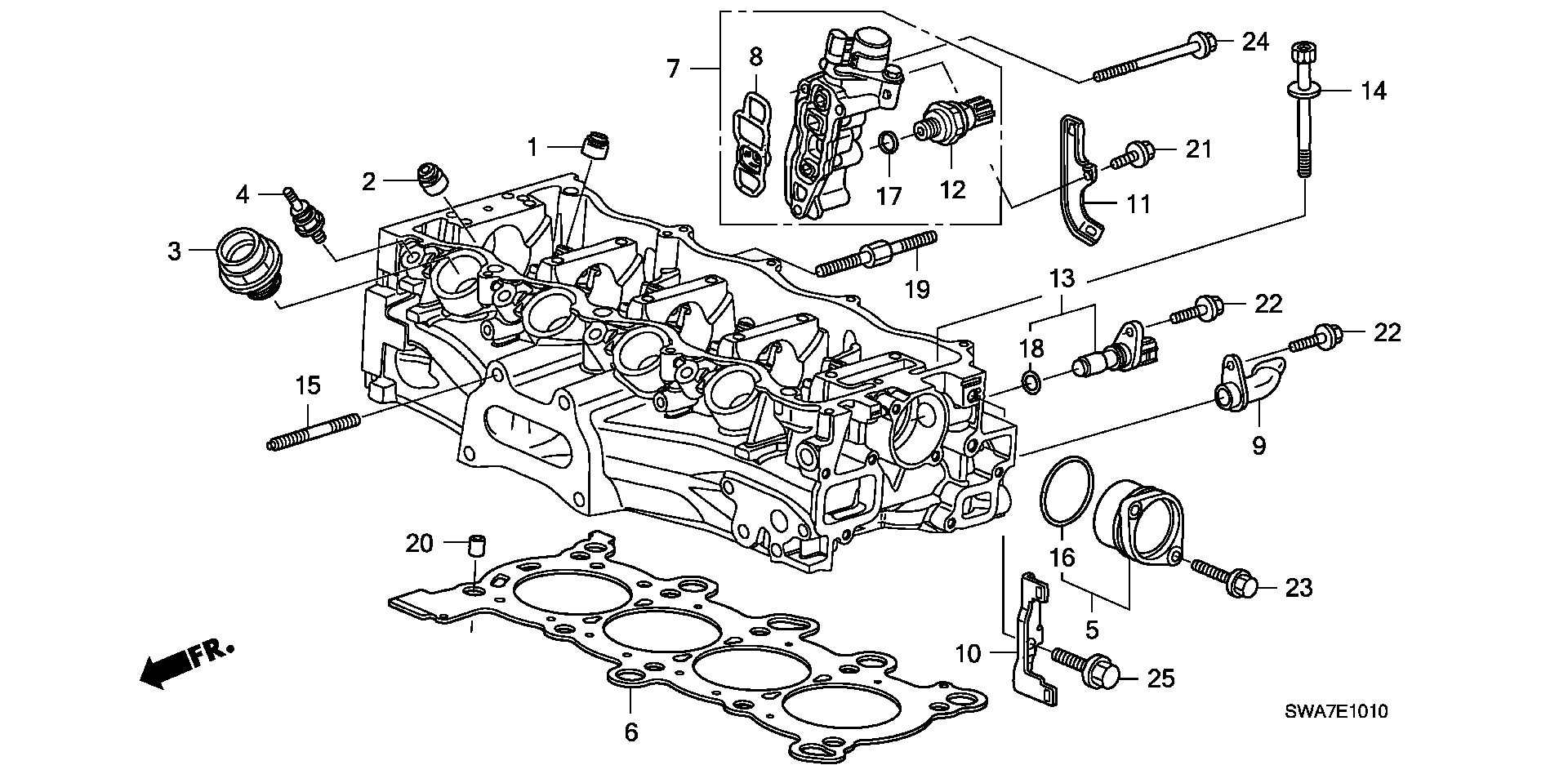 Honda 12211-P45-G01 - Tiiviste, venttiilivarsi inparts.fi