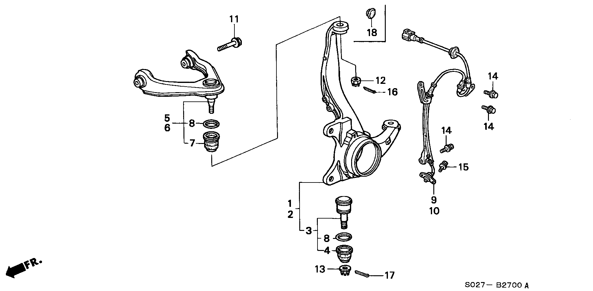 Honda 51210-S01-980 - Pallonivel inparts.fi