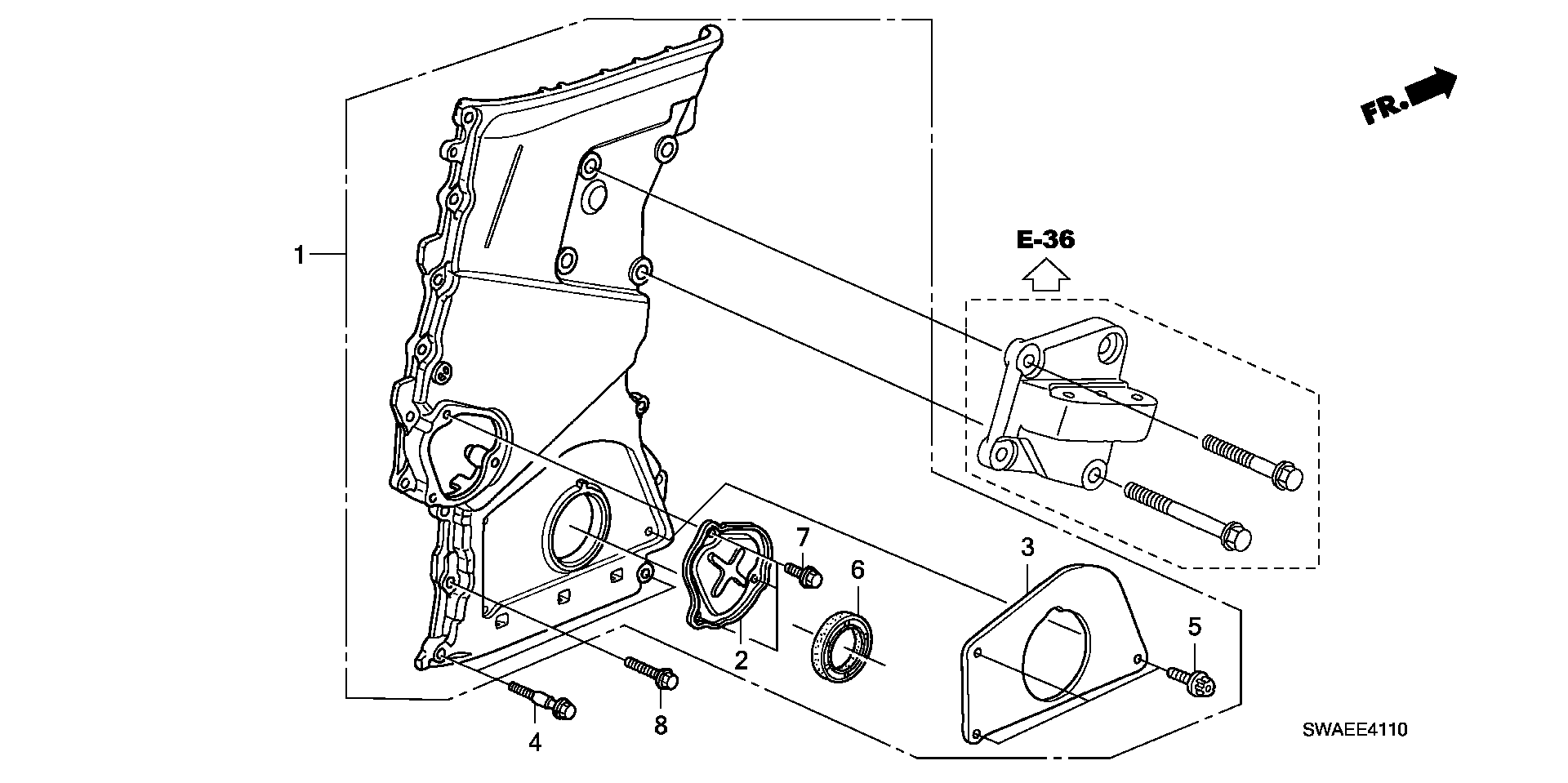 Honda 91212-RBD-E01 - Akselitiiviste, kampiakseli inparts.fi