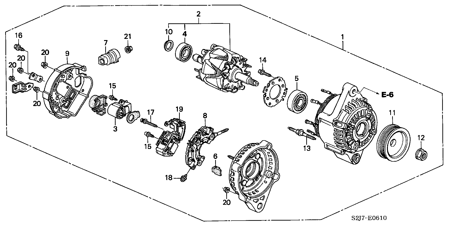 Honda 31 100-PEM-G01 - Laturi inparts.fi