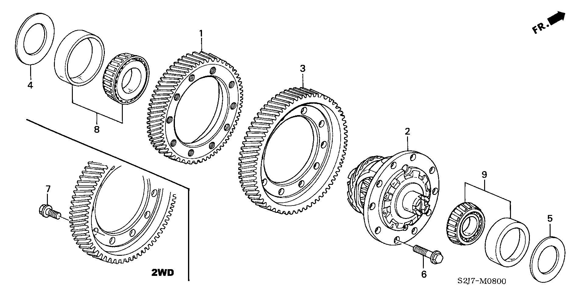 Honda 91005PG2004 - Pyöränlaakeri inparts.fi