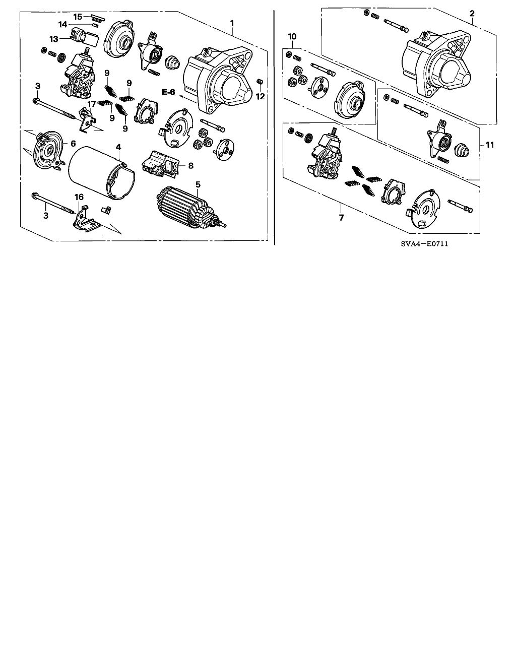 Honda 31200-RNA-A51 - Käynnistinmoottori inparts.fi