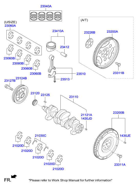 KIA 23121-03AA0 - Hammaspyörä, kampiakseli inparts.fi