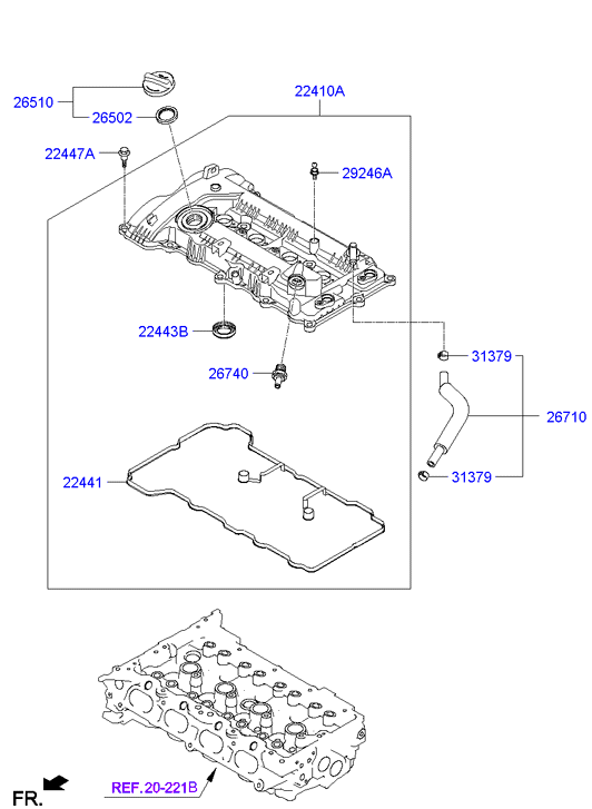 BMW 267402G000 - Valve - pcv inparts.fi