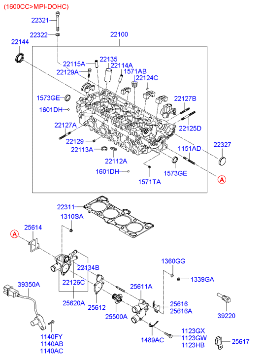 KIA 2562026100 - Termostaatti, jäähdytysneste inparts.fi