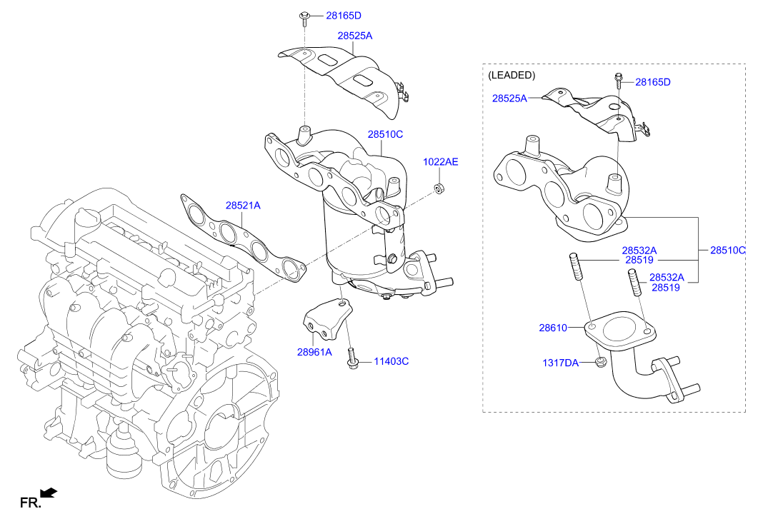 Hyundai 28521-03052 - Tiiviste, pakosarja inparts.fi