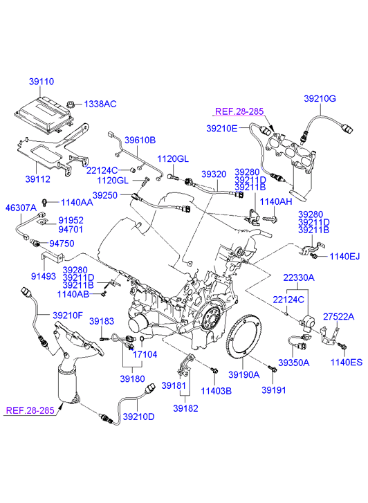 KIA 3921037533 - Lambdatunnistin inparts.fi