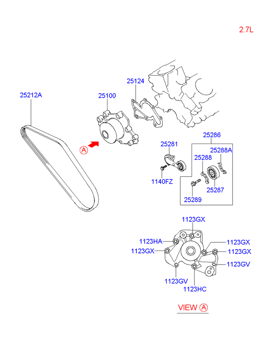 KIA 25212 23000 - Moniurahihna inparts.fi