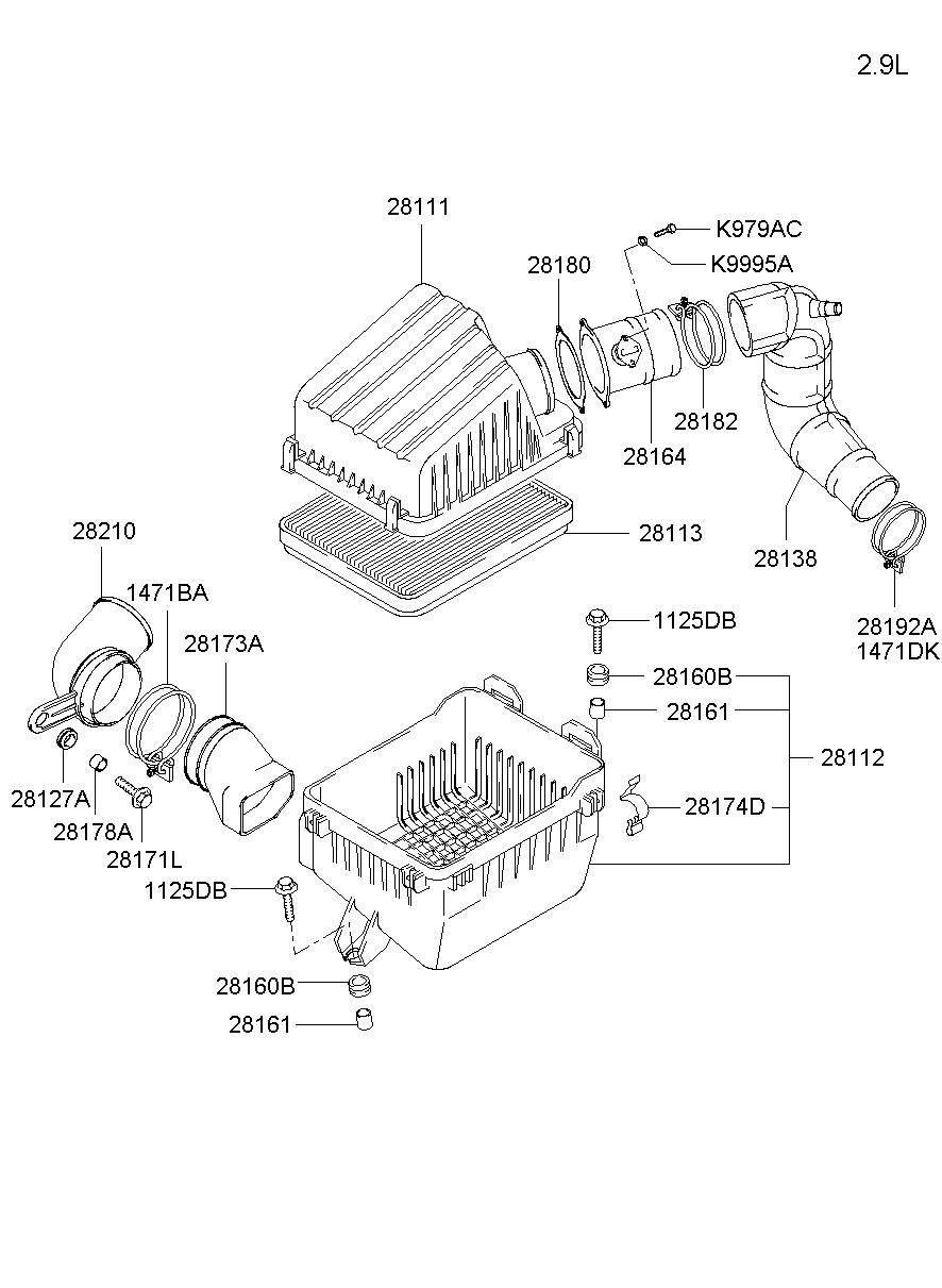 KIA 1471101006B - Polttimo, huomiovalo inparts.fi