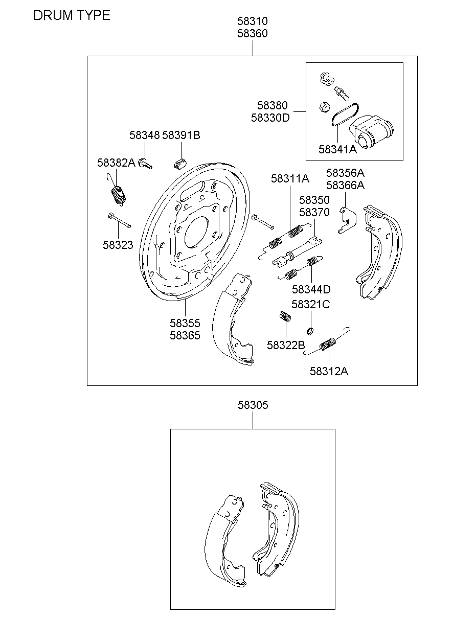 Hyundai 58330H1030 - Jarrusylinteri inparts.fi