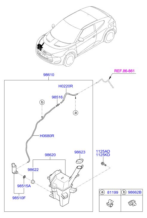 Hyundai 98510-2S000 - Pesunestepumppu, lasinpesu inparts.fi