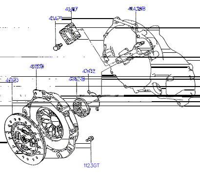 Hyundai 41300-37300 - Kytkimen painelevy inparts.fi