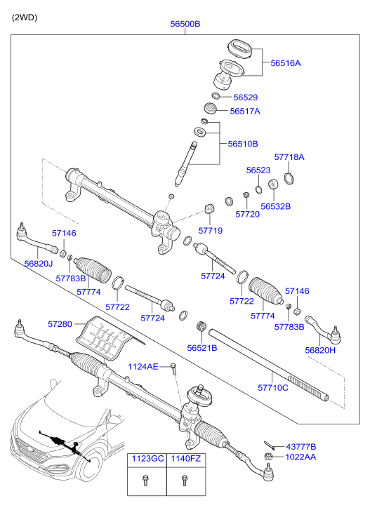 KIA 56820D7000 - Raidetangon pää inparts.fi