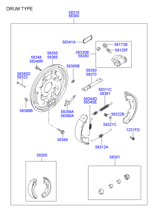 TOYOTA 58330-2D000 - Jarrusylinteri inparts.fi