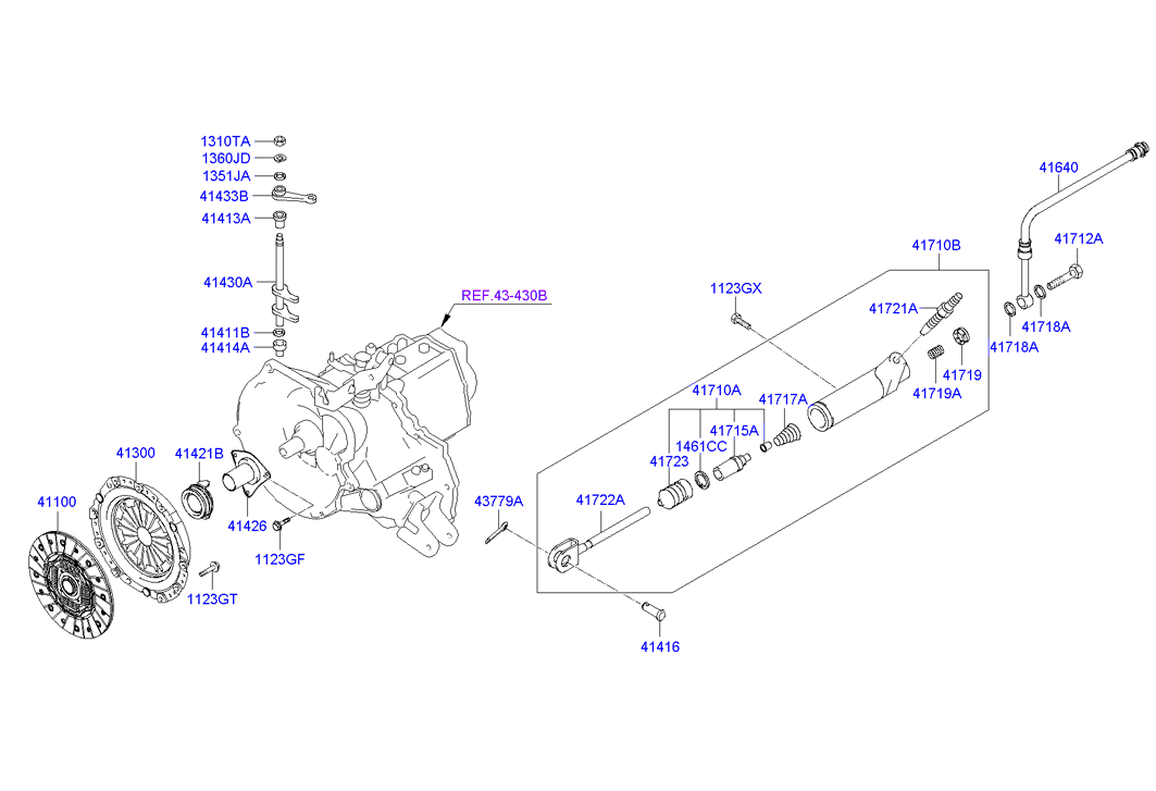 KIA 41300-22150 - Kytkimen painelevy inparts.fi