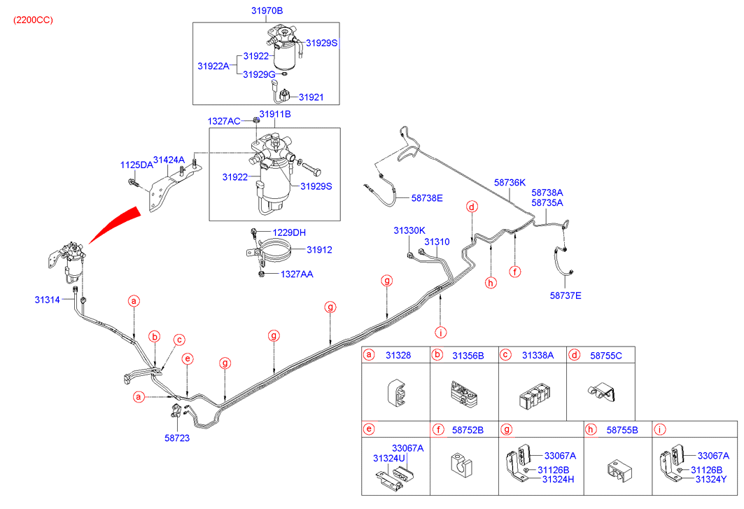 KIA 31922-26910 - Polttoainesuodatin inparts.fi