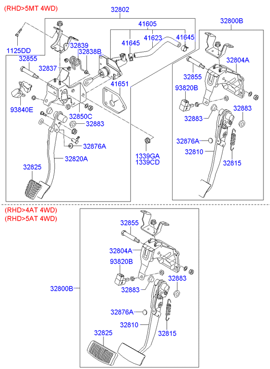 Hyundai 41605-2B170 - Pääsylinteri, kytkin inparts.fi