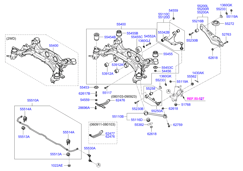 Hyundai 55428-2B100 - Tukivarren hela inparts.fi